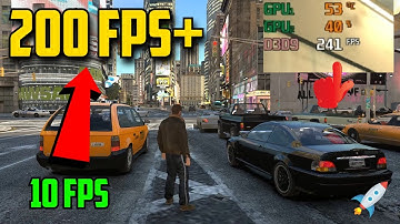 ✅GTA 4 lag fix low end pc | Gta 4 lag fix no graphics card | GTA 4 Lag fix 2GB Ram,4GB Ram,8GB Ram