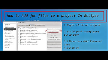 how to add jar files in eclipse