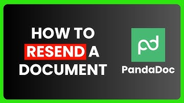 How to Resend a Document in PandaDoc