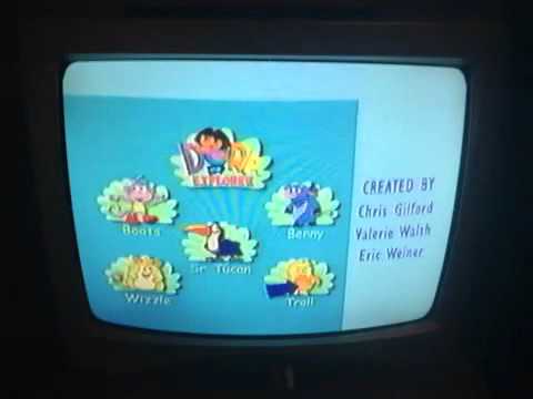 Closing To Dora The Explorer Rhymes and Riddles 2003 VHS