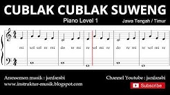 not balok cublak cublak suweng - piano level 1 - lagu daerah jawa tengah / timur - doremi  - Durasi: 2:04. 