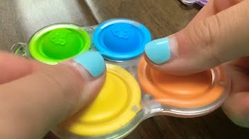 Unboxing fat brain toys simple dimple and mini pop it!