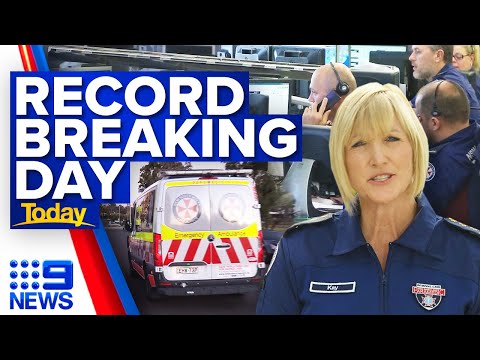 NSW Ambulance receive record-number of calls on New Year's Eve | 9 News Australia