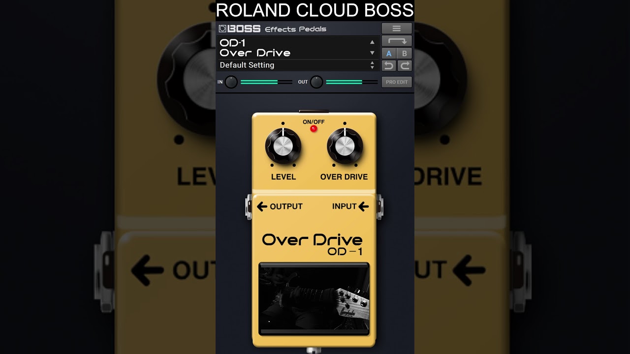 Boss OD-1 Over Drive - YouTube