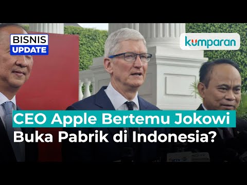 CEO Apple, Tim Cook, Bertemu Jokowi, Bahas Peluang Buka Pabrik di Indonesia