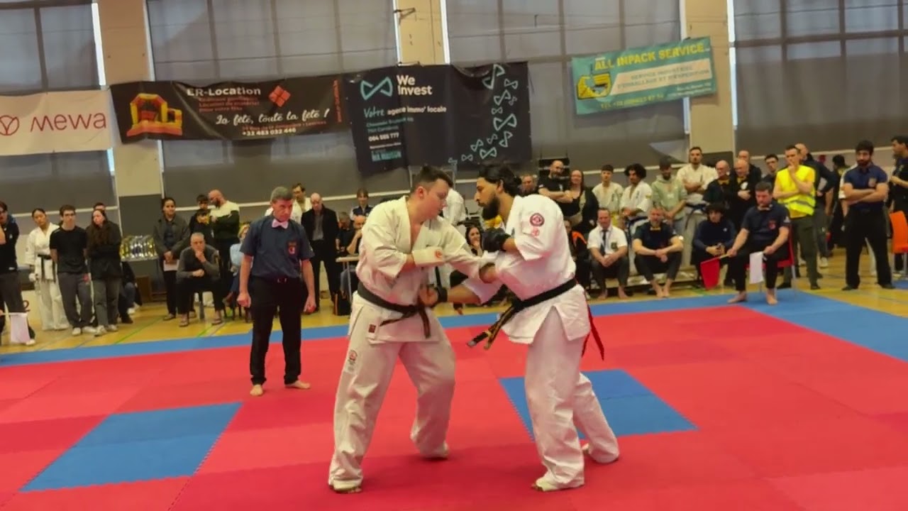 Sellam Akki VS Thomas Ritter +85kg Elite FINALE - OPEN BELGIAN CUP SHINKYOKUSHIN