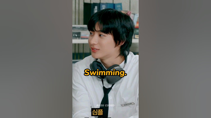 Anton is incharge of the swimming on the swimming team. 🏊🏻‍♂️ #RIIZE #라이즈 #Anton #앤톤