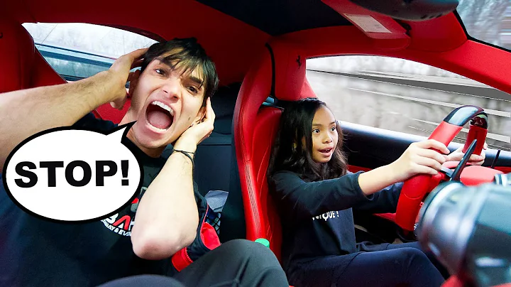 WE LET OUR LITTLE SISTER DRIVE THE FERRARI FOR THE...