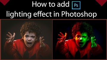 How to Add Lighting Effect in Photoshop | How to Add Dual Light Effect in Adobe Photoshop |