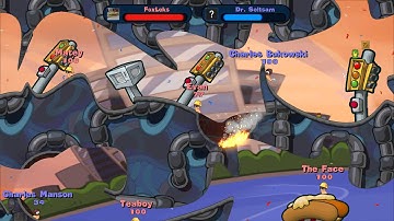 Worms Reloaded + Team Fortress 2 Engineer vs Spy