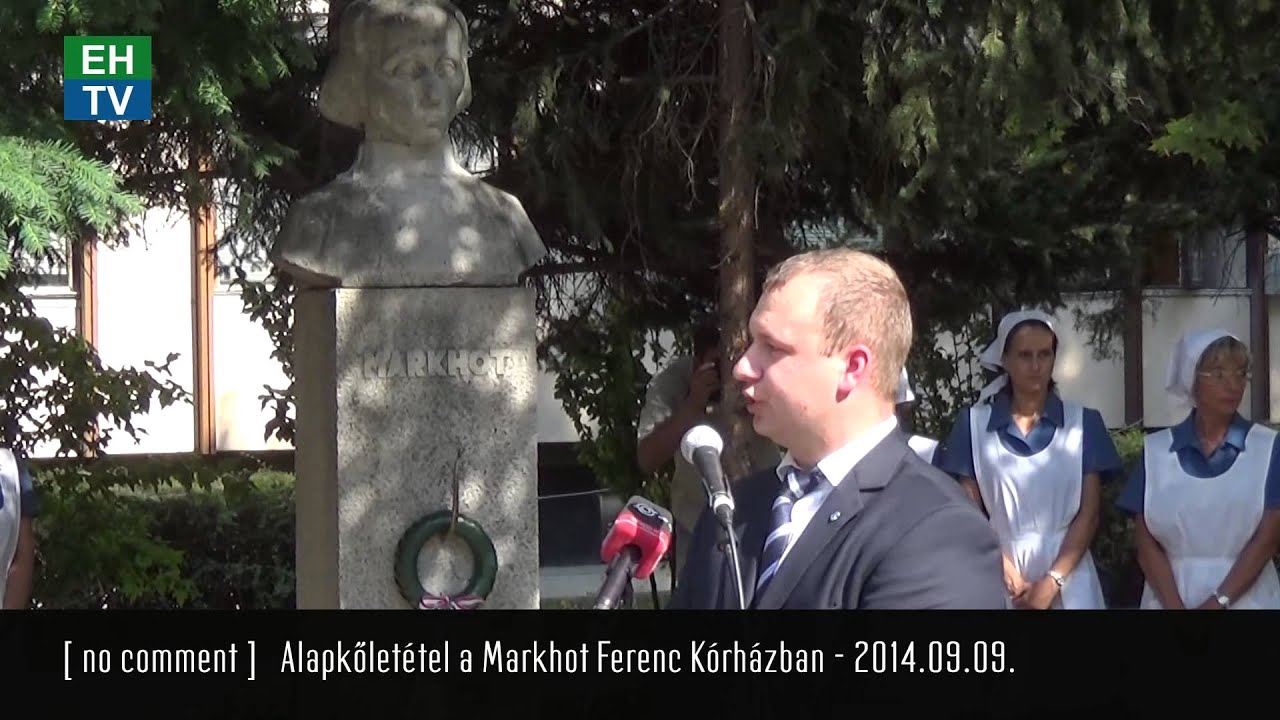 [ no comment ] Alapkőletétel a Markhot Ferenc Kórházban - YouTube