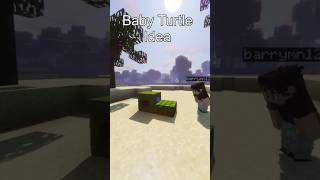 How to make a Baby Turtle in Minecraft Tutorial! #minecraft