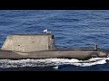 Astute class submarine surfaced in the mediterranean sea