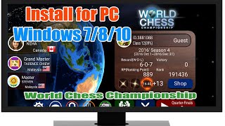 World Chess Championship for PC Windows - Soft4WD screenshot 3