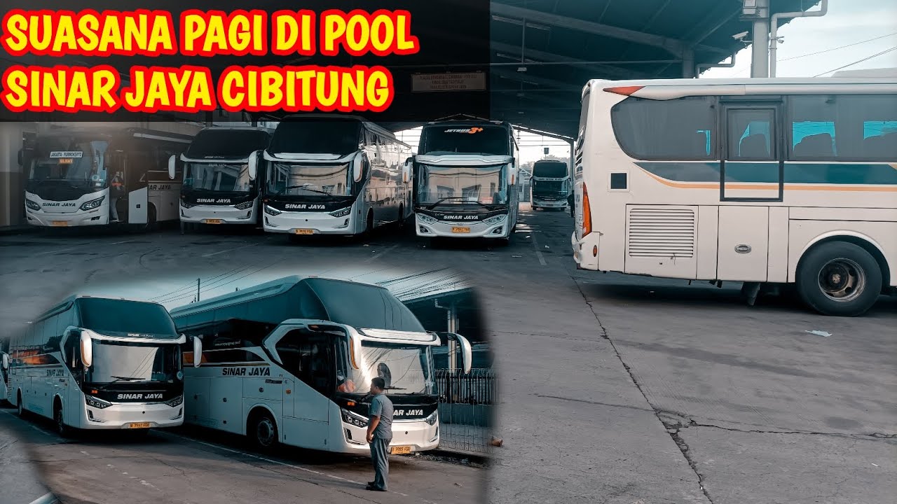 SUASANA PAGI HARI DI POOL SINAR JAYA CIBITUNG