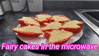 Fairy cakes in the Microwave.