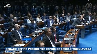 Votação para presidência do Senado tem bate-boca