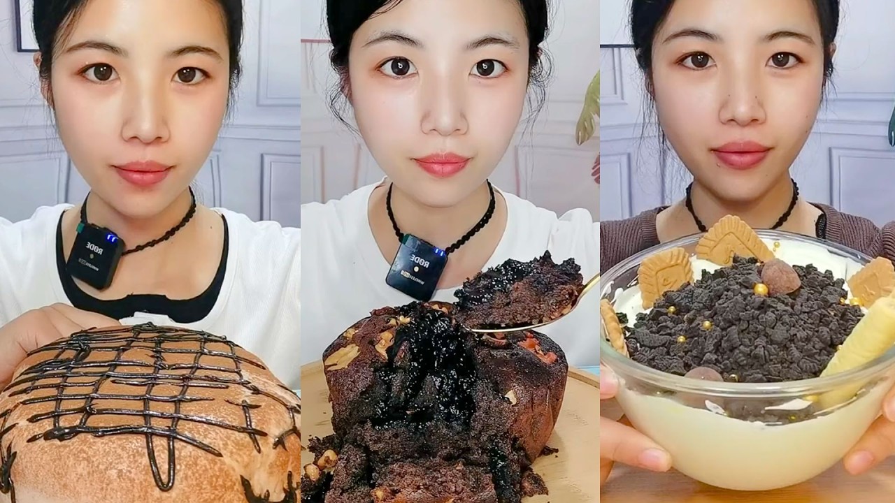 Homemade Cake and Brownie Eating Show | Calm Dessert Mukbang #130