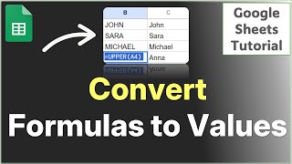 Famous How to Convert Formula to Values in Google Sheets Wealth