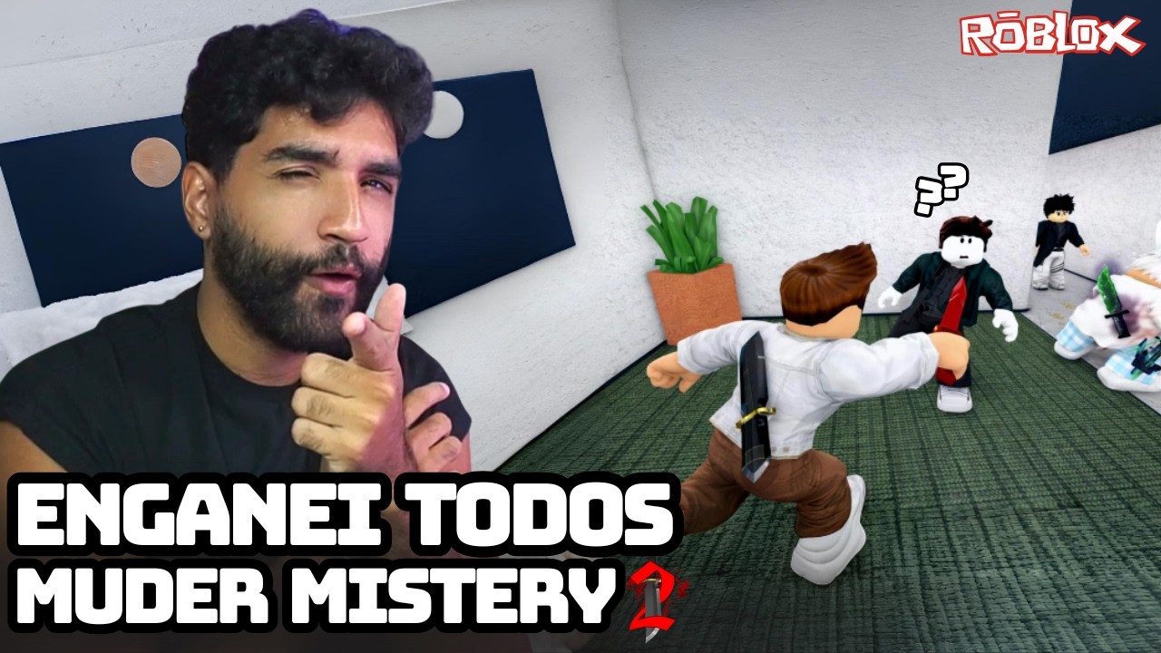COMO JOGAR MM2 DO ROBLOX | ENGANANDO TODOS DA PARTIDA.