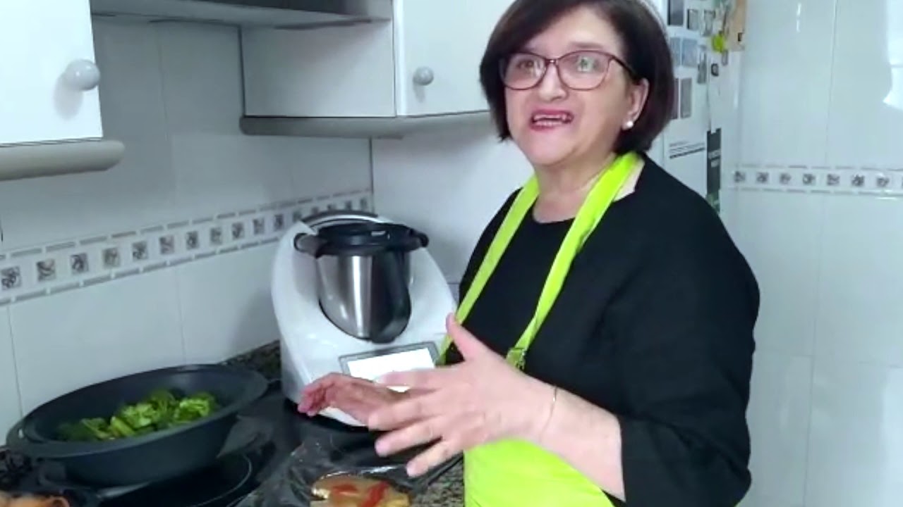 como hacer crema de verduras y aprovechamiento del varoma con thermomix