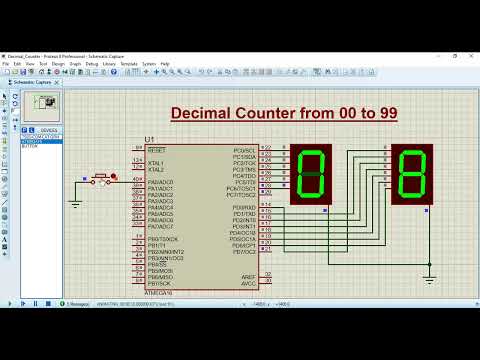 Decimal Counter using ATmega 16
