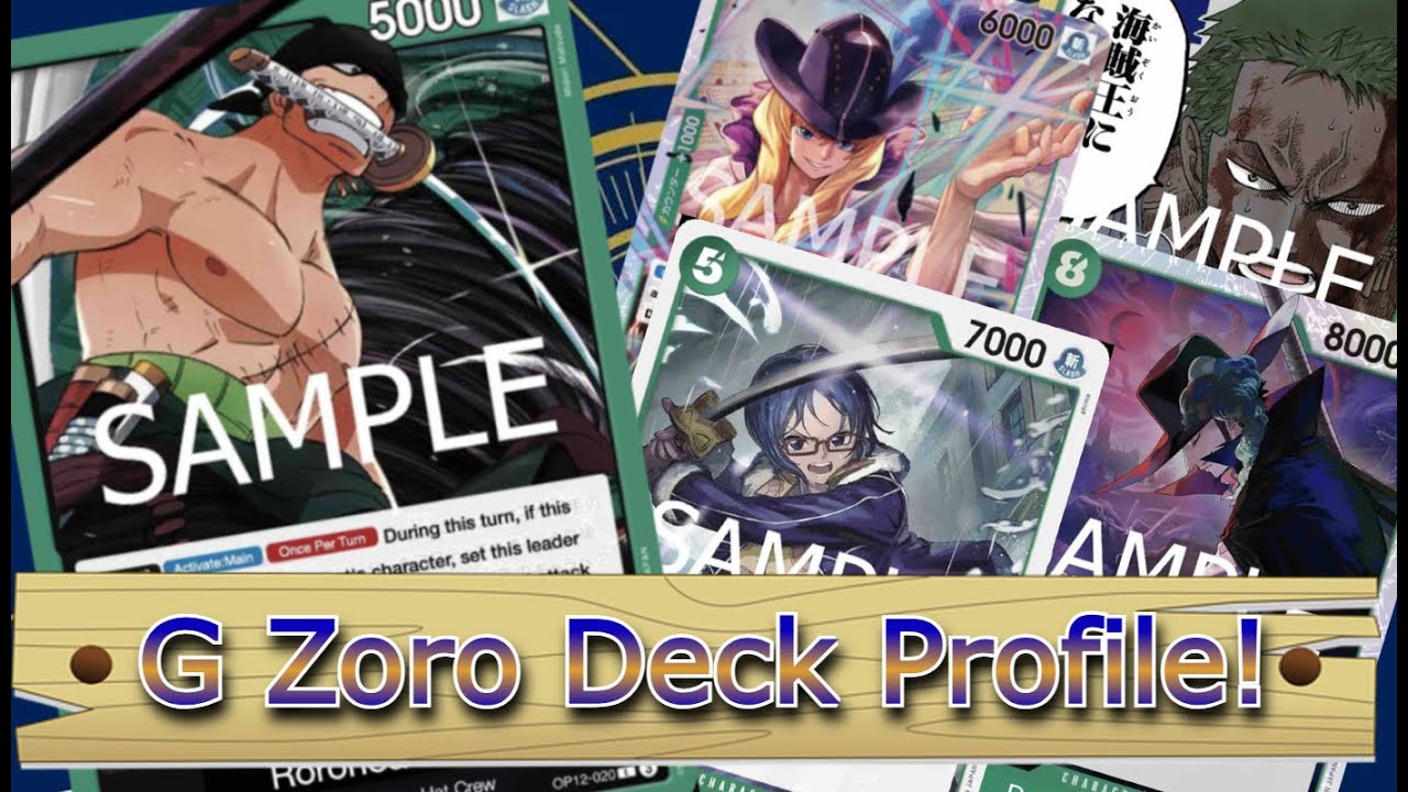G Roronoa Zoro Deck Profile! || 2nd Place || Store Championship || One Piece TCG [OP12]
