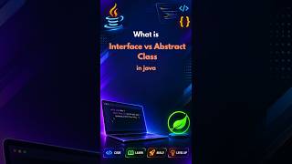 Interface vs Abstract Class in Java | Interview Question 🔥@JavaSpringCoding  #java #javainterview
