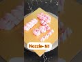 How to use N1 Nozzle/ 5 different design from 1 Nozzle/ Cake decoration