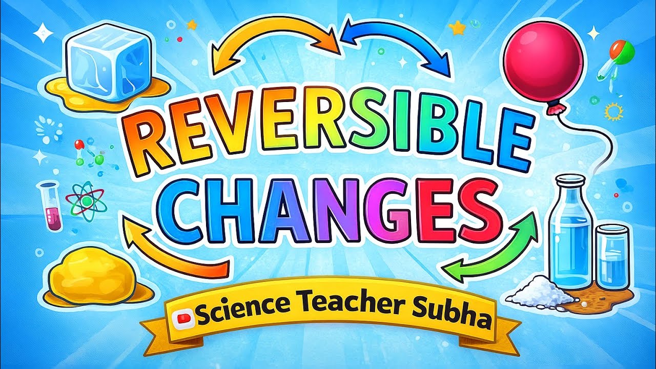 Reversible and irreversible changes @scienceteachersuba