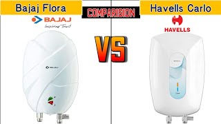 Bajaj Flora vs Havells Instant 3 Liter Water Heater Comparison - YouTube