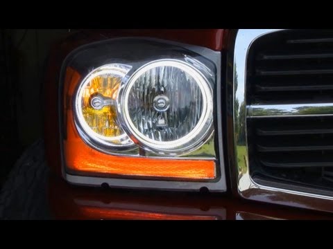 Plasma Halo rings install on a Dodge Durango Hemi