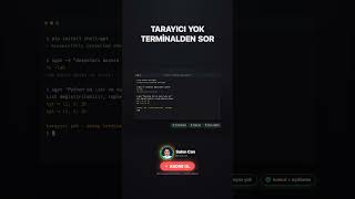 Shell-GPT (sgpt) — Terminalden Çıkmadan Yapay Zekâya Sor 🤯 #Shorts