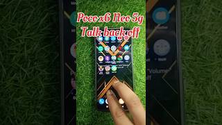 How To Off TalkBack From POCO X6 Neo 5G ⚡ How To Remove TalkBack From POCO Mobile 🔥🔥 #shors #viral screenshot 4
