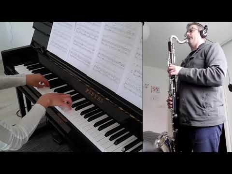 Astor Piazzola - Oblivion (piano & clarinette basse)