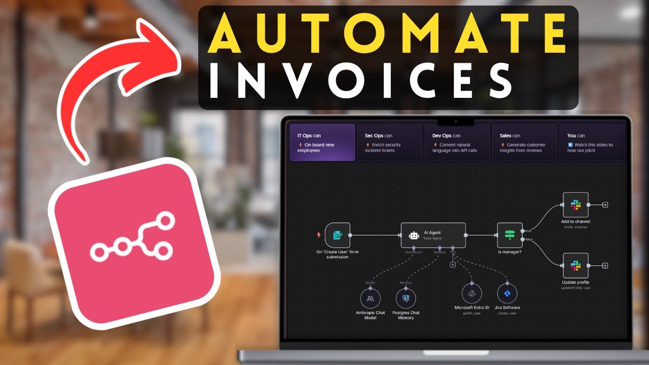 How to Automate Invoices with n8n | n8n Tutorial (2025) - YouTube