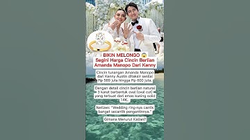 BIKIN MELONGO 😱 Segini Harga Cincin Berlian Amanda Manopo Dari Kenny Austin