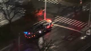 FDNY Ladder 137 responding to a fire (cancelled)