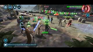 swgoh GaC  5v5 JML vs Cere and Malicos (loss)