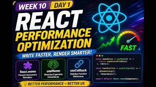 Week 10 - Day 1. Performance Optimization