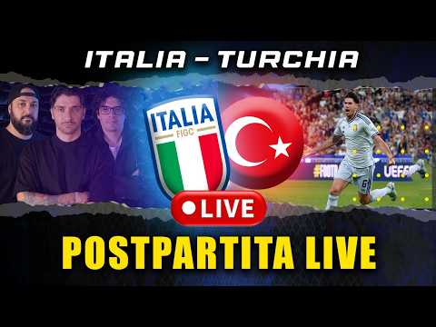 Video LIVE ITALIA - TURCHIA 3-1: Postpartita