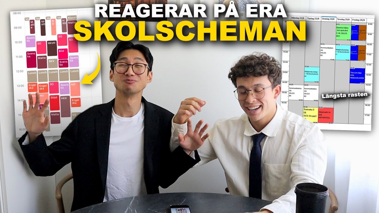 Vi reagerar på era SKOLSCHEMAN (del 2)