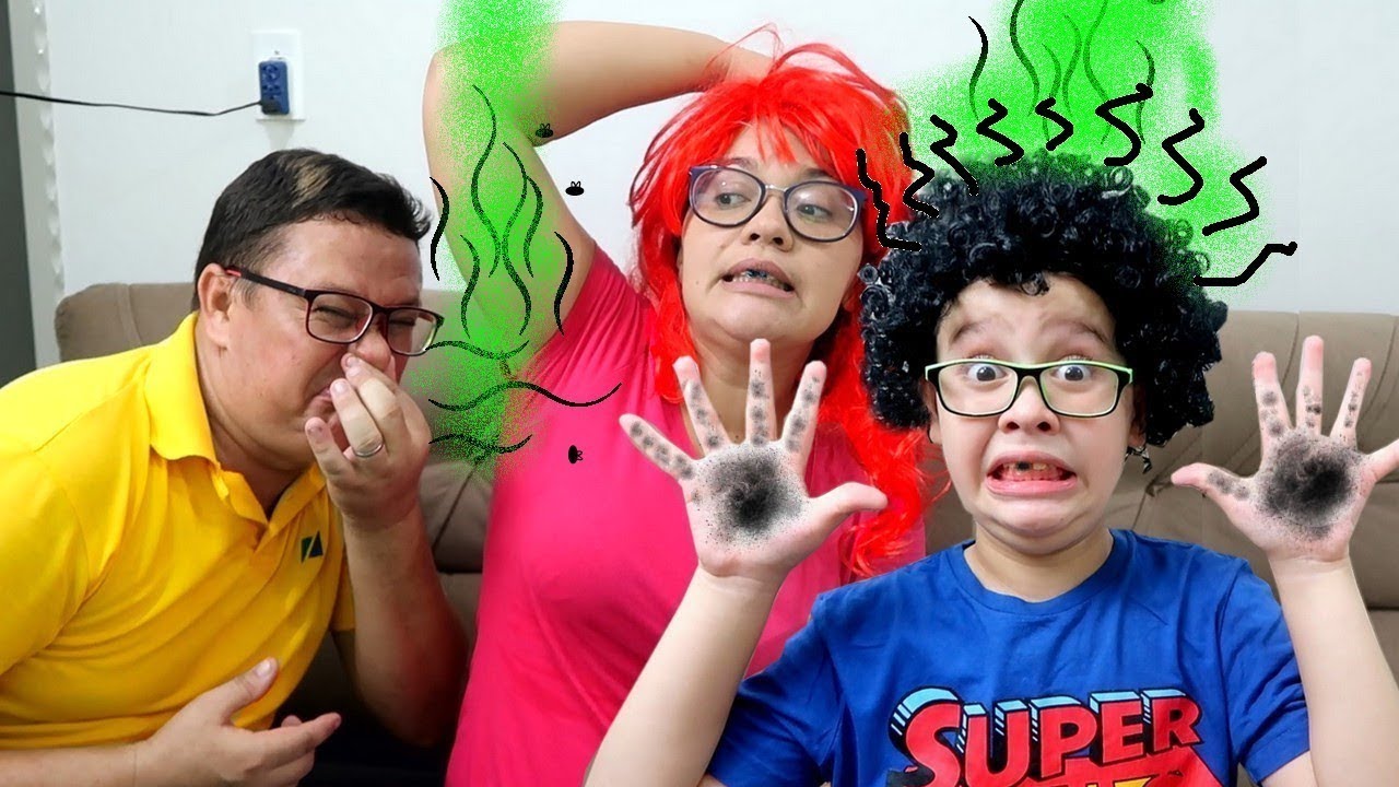 OS IRMÃOS QUE NÃO GOSTAVA DE TOMAR BANHO (APRENDEU A LIÇÃO)