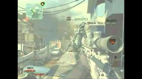 3 sniper bullet 3 no scope kills mw3