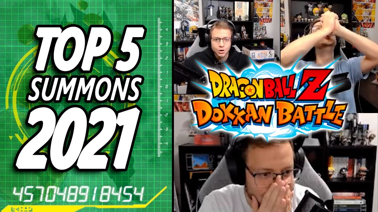 TOP 5 SUMMONS DE 2021 MENSAGEM DE FIM DE ANO Dragon Ball Z Dokkan