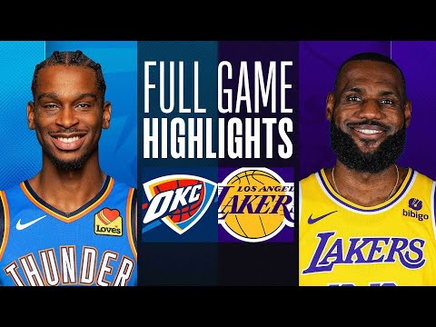 Game Recap: Lakers 112, Thunder 105