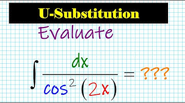 How to Evaluate Integrals  U Substitution sub integrate calculus calc  VtextBa#2