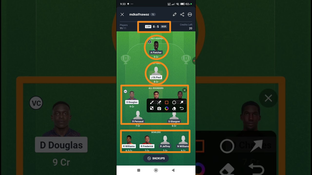 Lsh vs Bgr Match Prediction|6th Vpl Match|Vincy Premier League|Bgr vs Lsh Fantasy Team Prediction