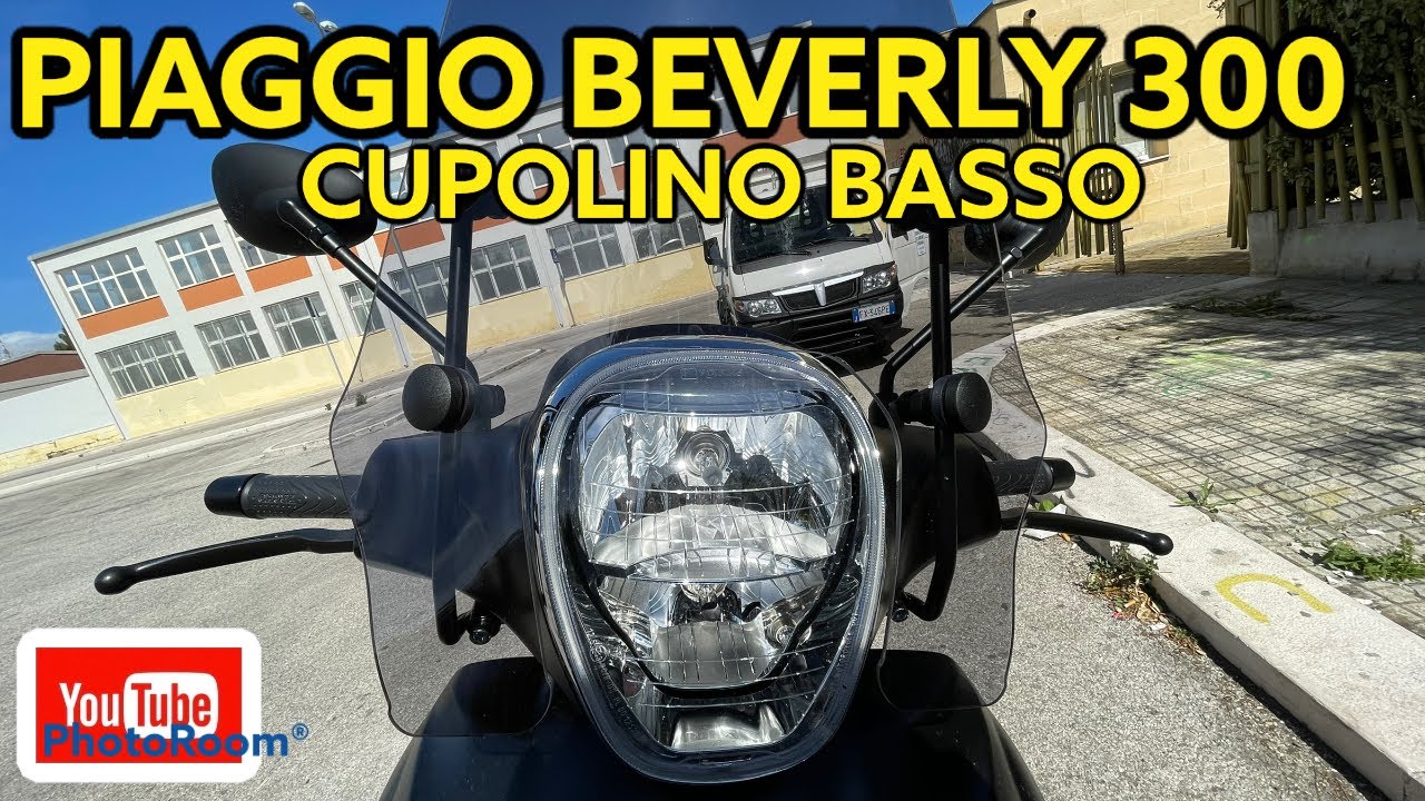 PIAGGIO BEVERLY 300 Cupolino basso (Video completo) 