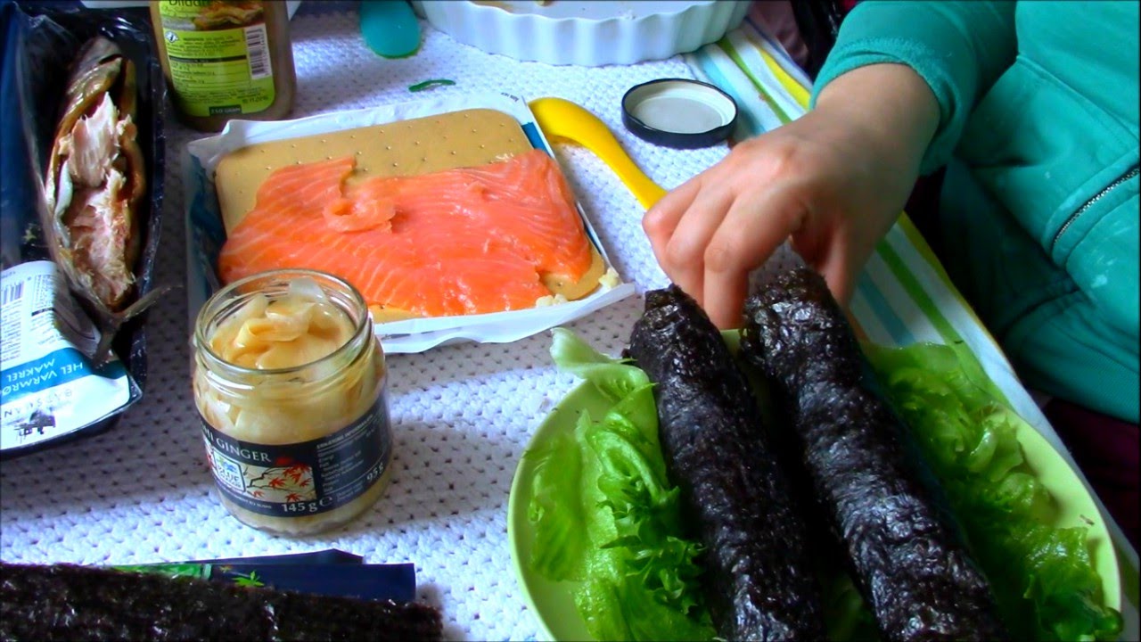 ASMR Sushi making